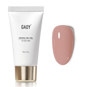 GAOY front tube showing Nude 03 builder gel for easy sculpting