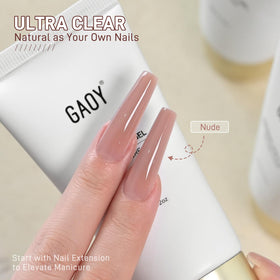 GAOY texture close-up demonstrating smooth medium-consistency gel
