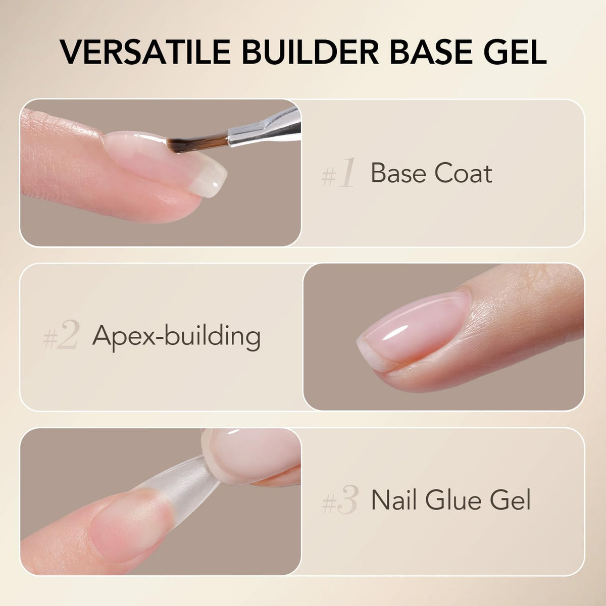 GAOY open jar displaying gel texture for smooth self-leveling application benefit