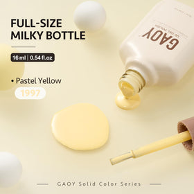 GAOY in lifestyle manicure setting illustrating wearable pastel look and everyday elegance benefit
