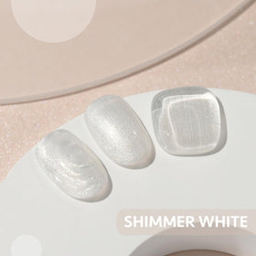 GAOY close-up of pearl gel texture showing reflective mermaid shimmer