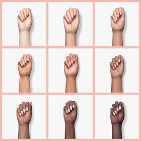 GAOY poly gel cured nail finish displaying glossy natural nude and long-lasting wear