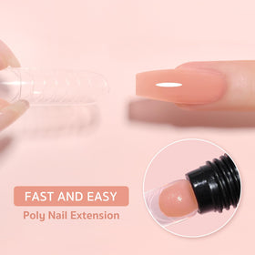 GAOY poly gel texture closeup highlighting smooth consistency for easy shaping