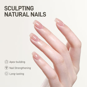 GAOY product in use by manicurist demonstrating salon-quality reinforcement benefit