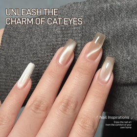 GAOY rectangular head texture shown forming ripple and galaxy effects on nails