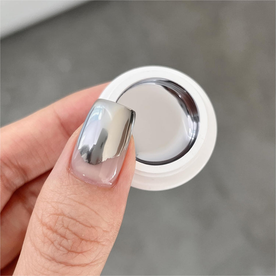 GAOY front packaging showing silver chrome gel and label, clear branding and benefit