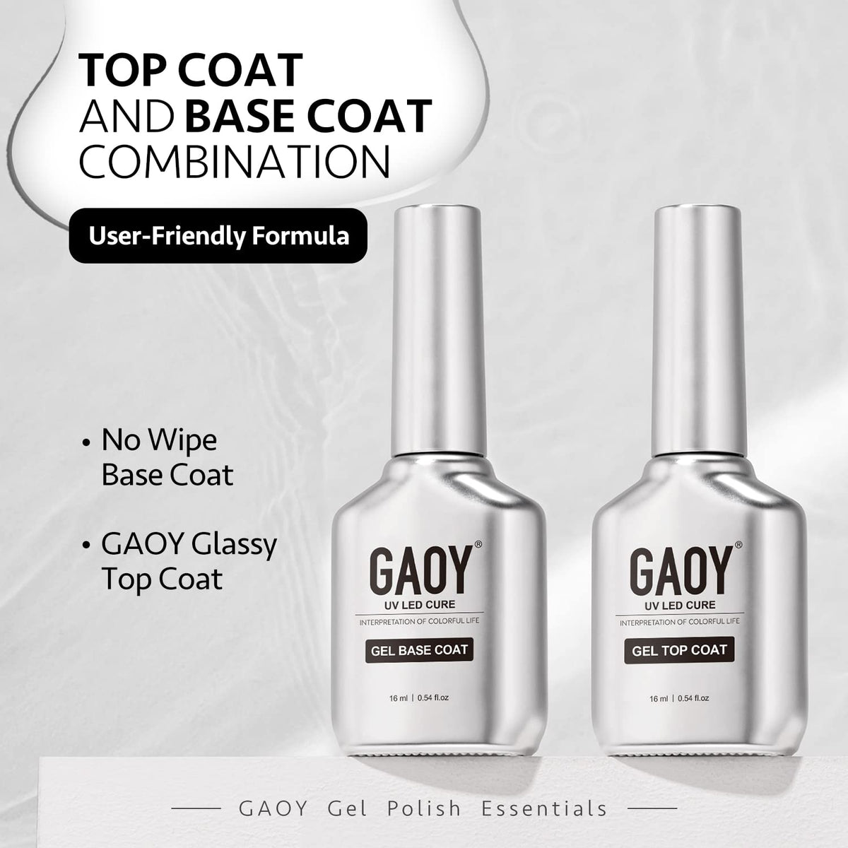 GAOY 16ml bottle beside a coin showing scale and generous product volume