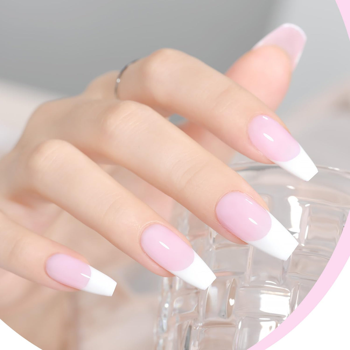 GAOY swatch on nail wheel displaying color 1525 benefit accurate shade preview