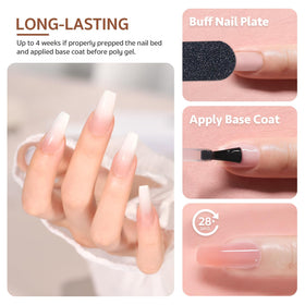 GAOY close-up of gel texture highlighting smooth sculpting and controlled application benefit