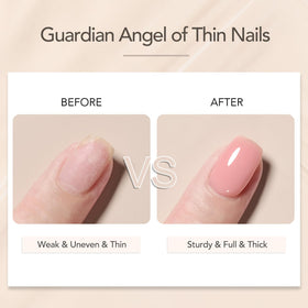 GAOY gel texture brush stroke demonstrating flexible jelly consistency for strength