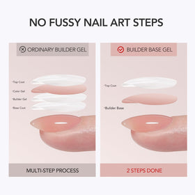 GAOY texture swipe on nail showing smooth coverage and natural tint
