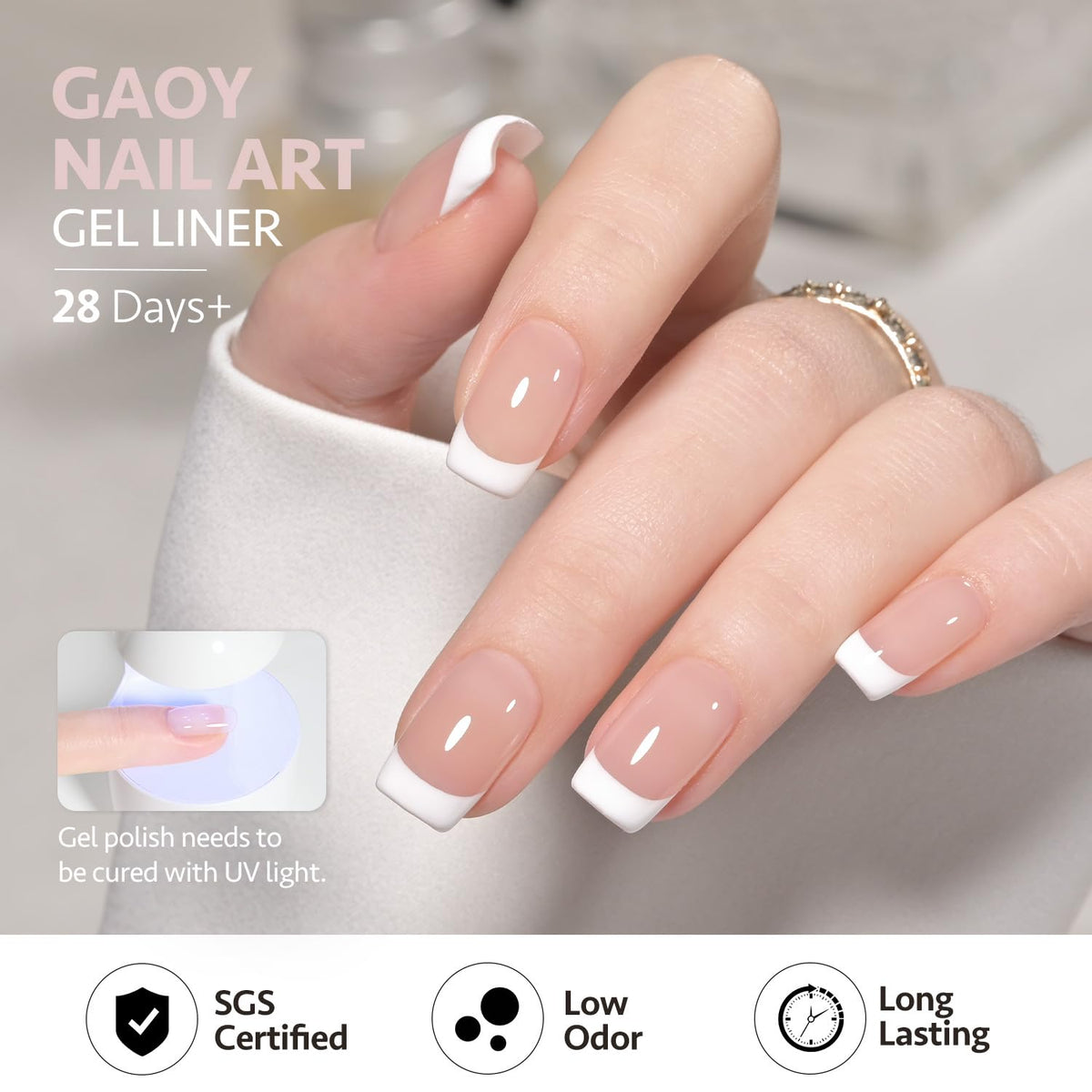 GAOY gel swirl stroke texture demonstrating smooth flow and control