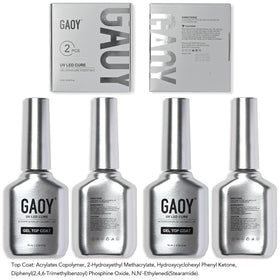 GAOY two bottles staged to show the set quantity and professional presentation