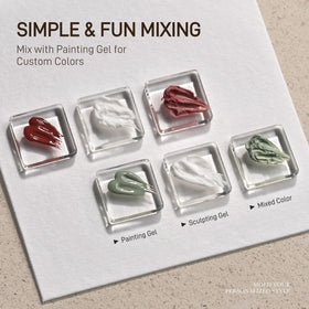 GAOY finished 3D nail detail highlighting raised design durability and finish