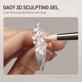 GAOY close-up of gel texture demonstrating solid, moldable consistency benefit