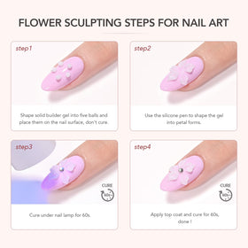 GAOY sculpting gel on a manicure desk conveying at-home creative nail art benefits