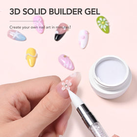 GAOY close-up of the gel texture showing firm non-sticky consistency for precise sculpting