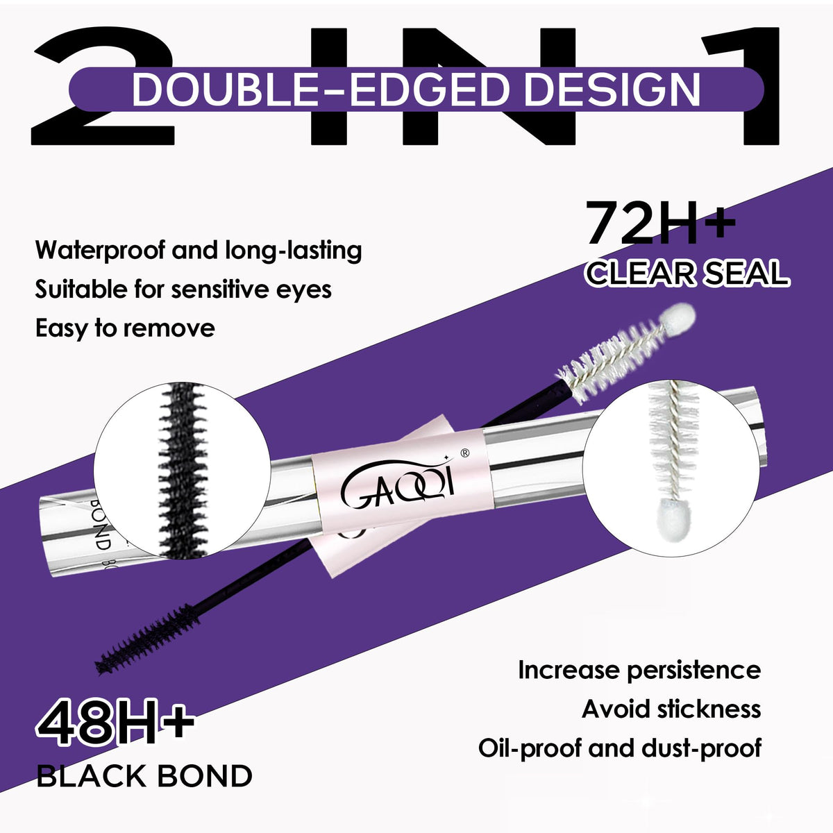 GAQQI precision brush detail for controlled glue application