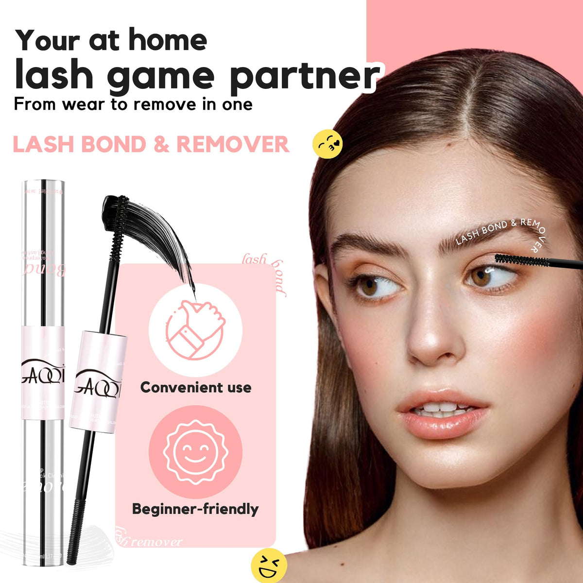GAQQI close-up of the dual-ended applicators demonstrating two functions
