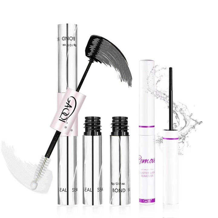 GAQQI front packaging showing bond and remover for dependable lash wear