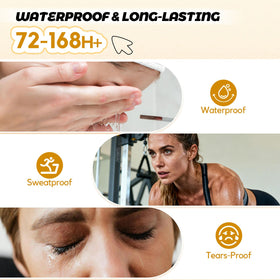 GAQQI lash clusters applied lifestyle view showing natural look benefit