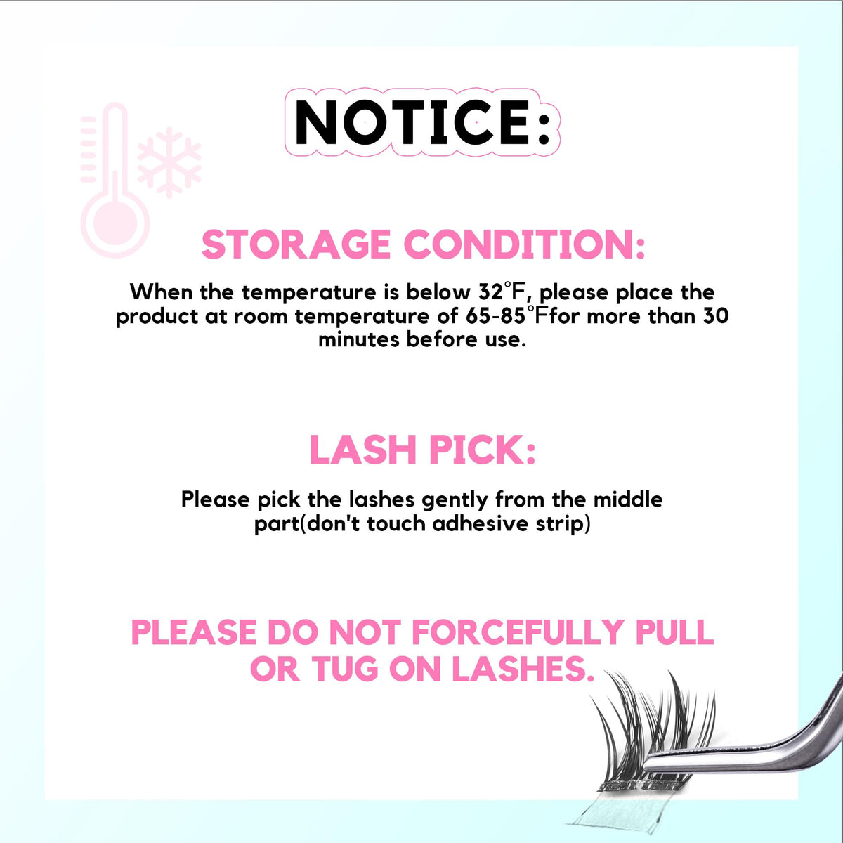 GAQQI lashes beside makeup bag in mirror setting showing travel-ready convenience