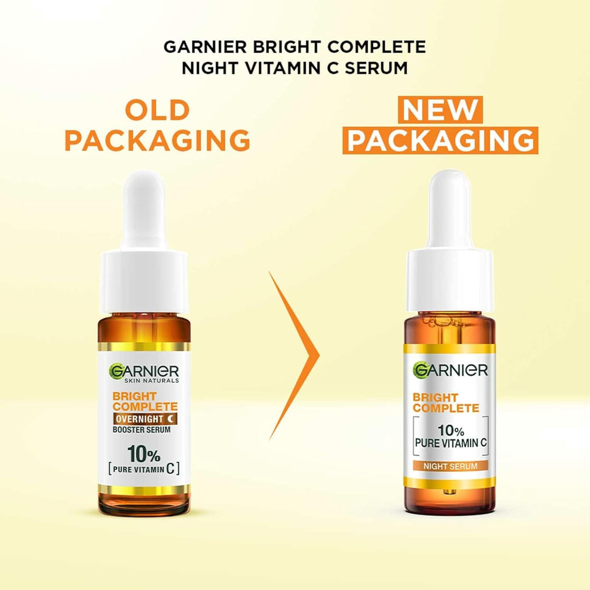 Garnier 30 ml bottle beside coin illustrating compact travel-friendly size