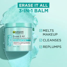 Garnier texture close-up of balm highlighting smooth hydrating texture
