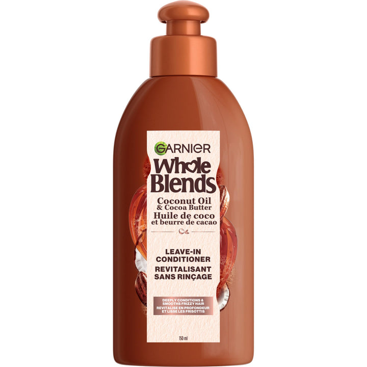 Garnier bottle front packaging showing label and smoothing benefits