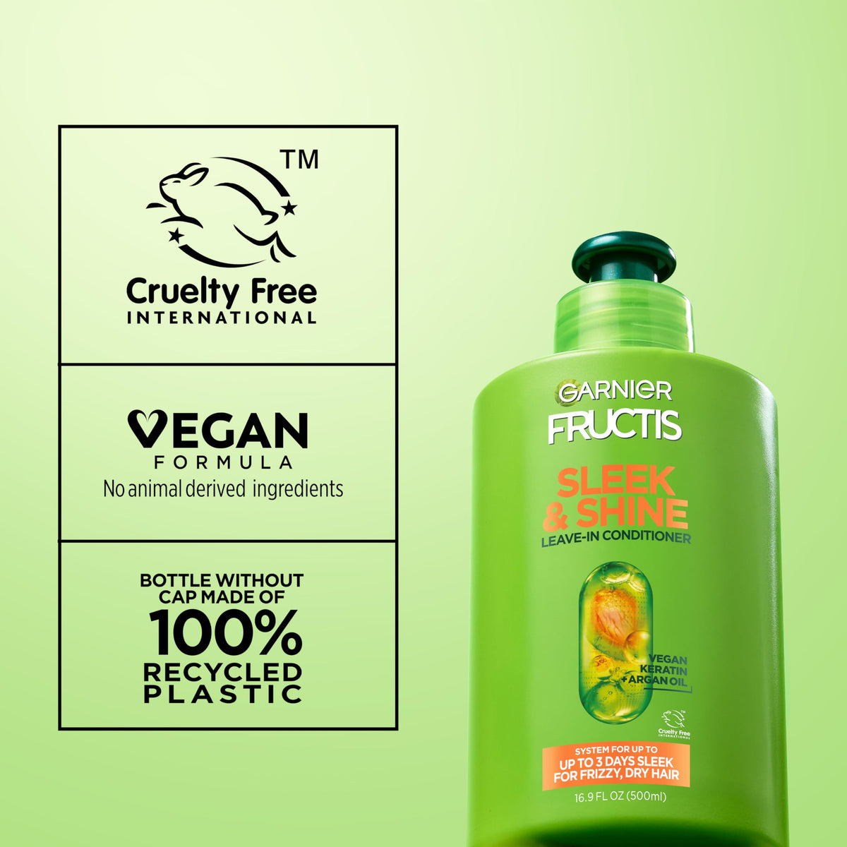 Garnier Fructis on bathroom shelf in lifestyle setting illustrating routine fit