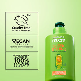 Garnier Fructis on bathroom shelf in lifestyle setting illustrating routine fit