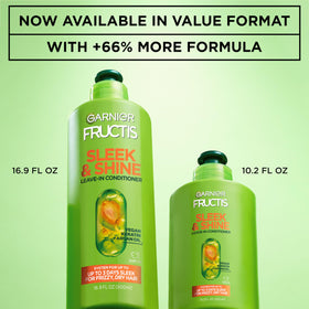 Garnier Fructis packaging showing Leaping Bunny cruelty-free logo and ethical benefit