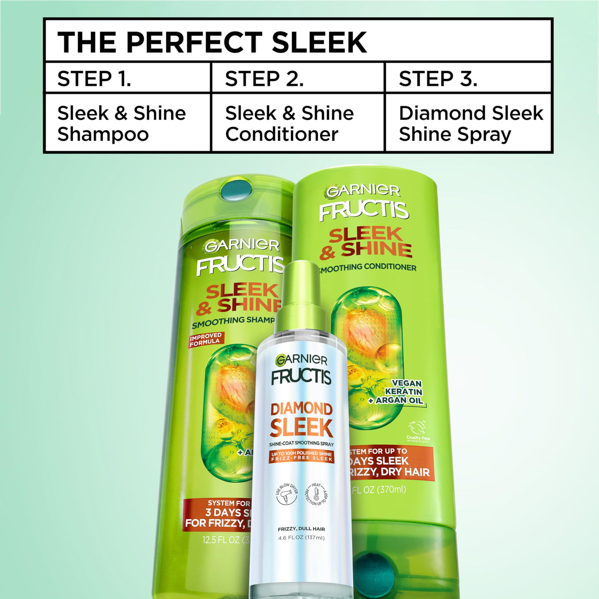 Garnier Fructis argan oil droplet closeup illustrating natural conditioning and added shine