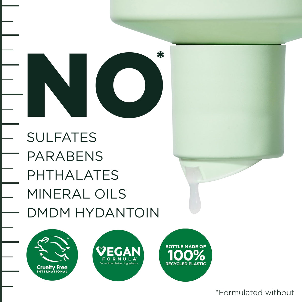 Garnier Fructis being applied to hair to prime and strengthen strands