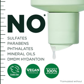 Garnier Fructis being applied to hair to prime and strengthen strands