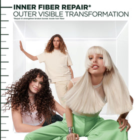 Garnier Fructis on bathroom shelf staging cruelty-free beauty routine