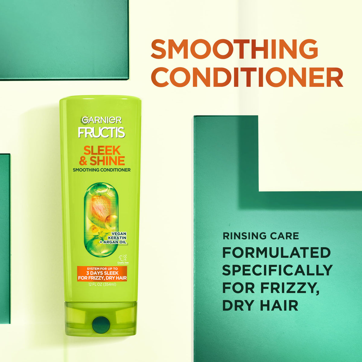 Garnier Fructis argan oil ingredient visual showing nourishing shine benefit