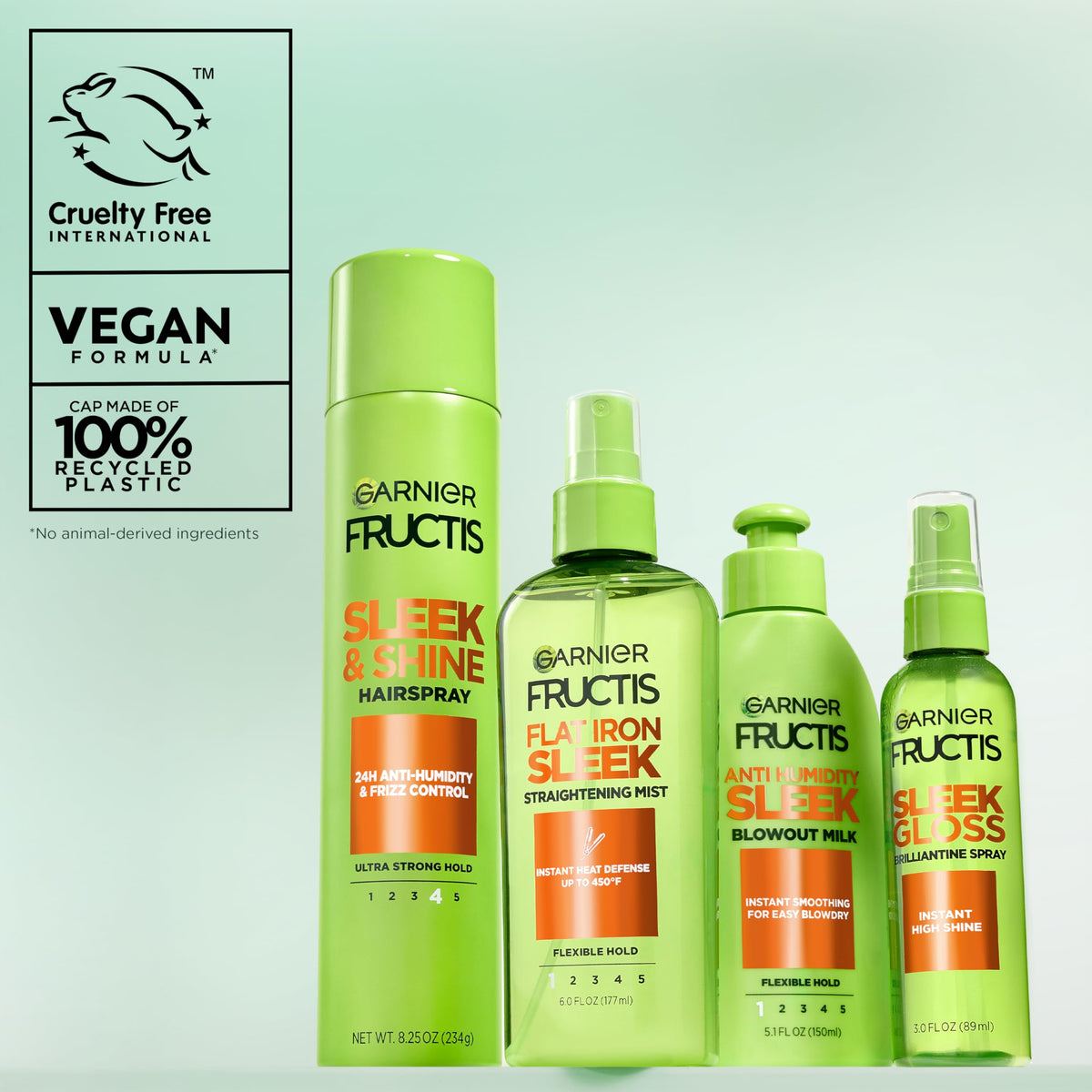 Garnier Fructis product label and ingredients list to check formulation and argan oil content