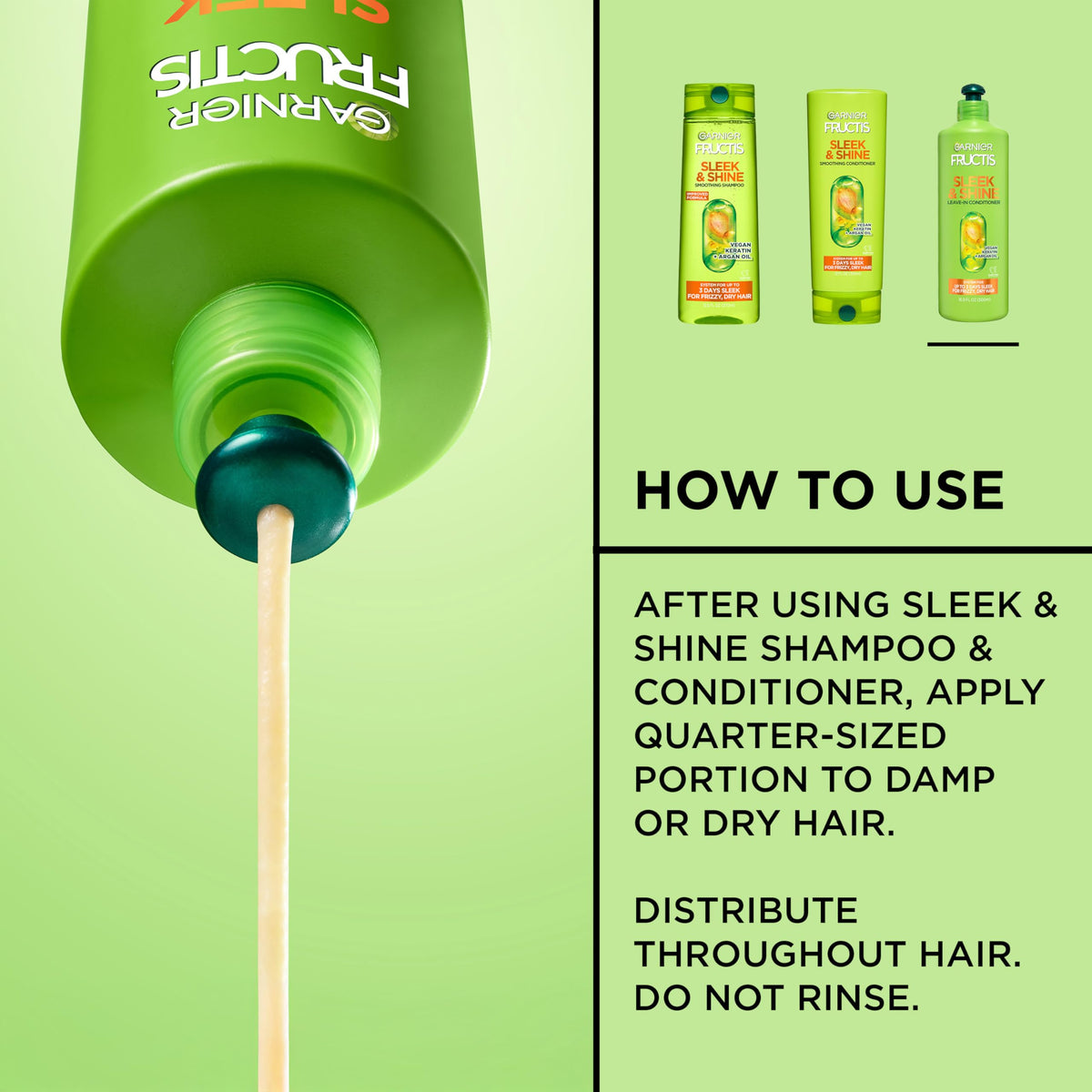Garnier Fructis size comparison with a common bottle to show XL value quantity