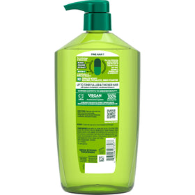 Garnier Fructis bottle on bathroom shelf demonstrating everyday styling routine