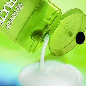 Garnier Fructis in shower lifestyle scene delivering refreshed scalp energy