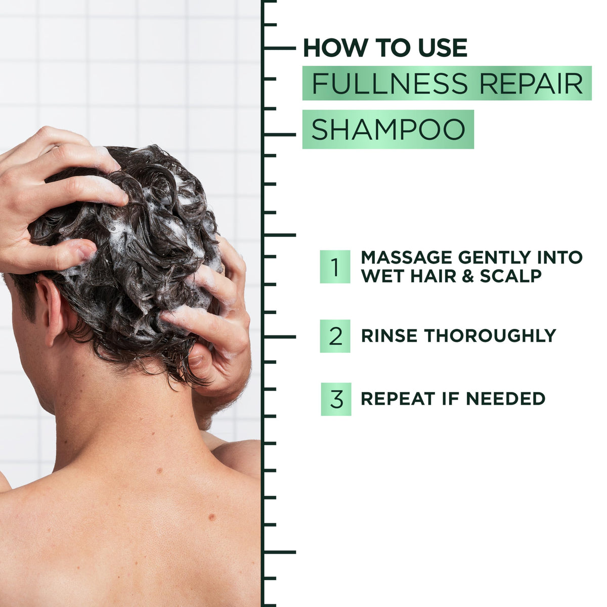 Garnier Fructis styled hair lifestyle shot showing noticeable volume and movement