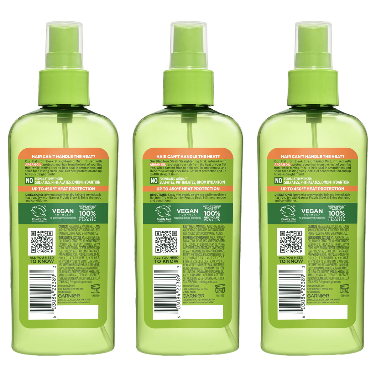 Garnier Fructis styled hair lifestyle image showing sleek, straight finish and confidence