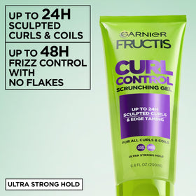 Garnier gel texture visible under open cap highlighting smooth application