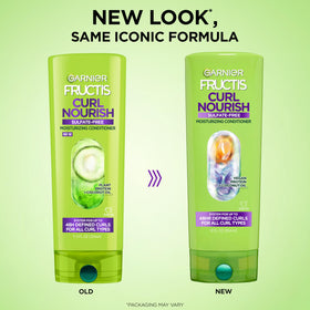 Garnier Fructis open cap revealing creamy conditioner texture for easy detangling