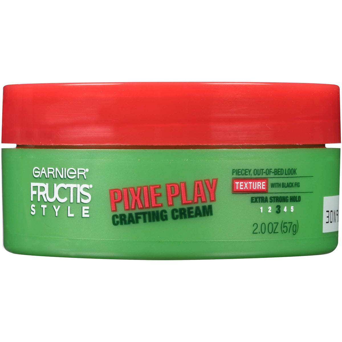 Garnier Fructis Pixie Play front packaging showing product size and label, easy travel benefit