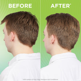 Garnier Fructis close-up of shampoo texture highlighting gentle lather