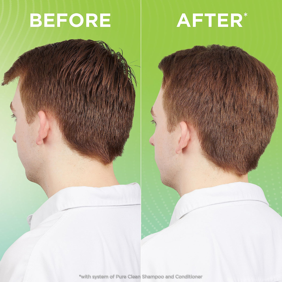 Garnier Fructis poured conditioner texture showing lightweight hydration