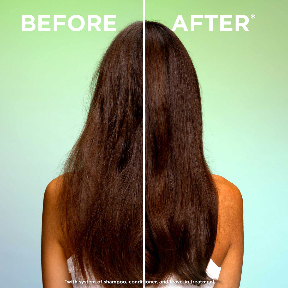 Garnier Fructis Pure Moisture cucumber water ingredient close-up showing refreshment
