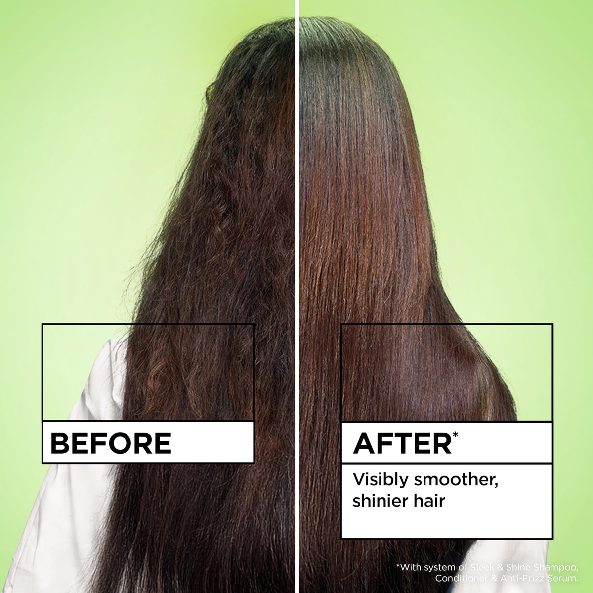Garnier serum texture on palm illustrating lightweight, non-greasy finish